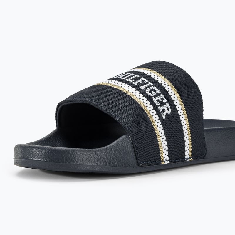 Moteriškos šlepetės Tommy Hilfiger Poolslide With Webbing space blue 8