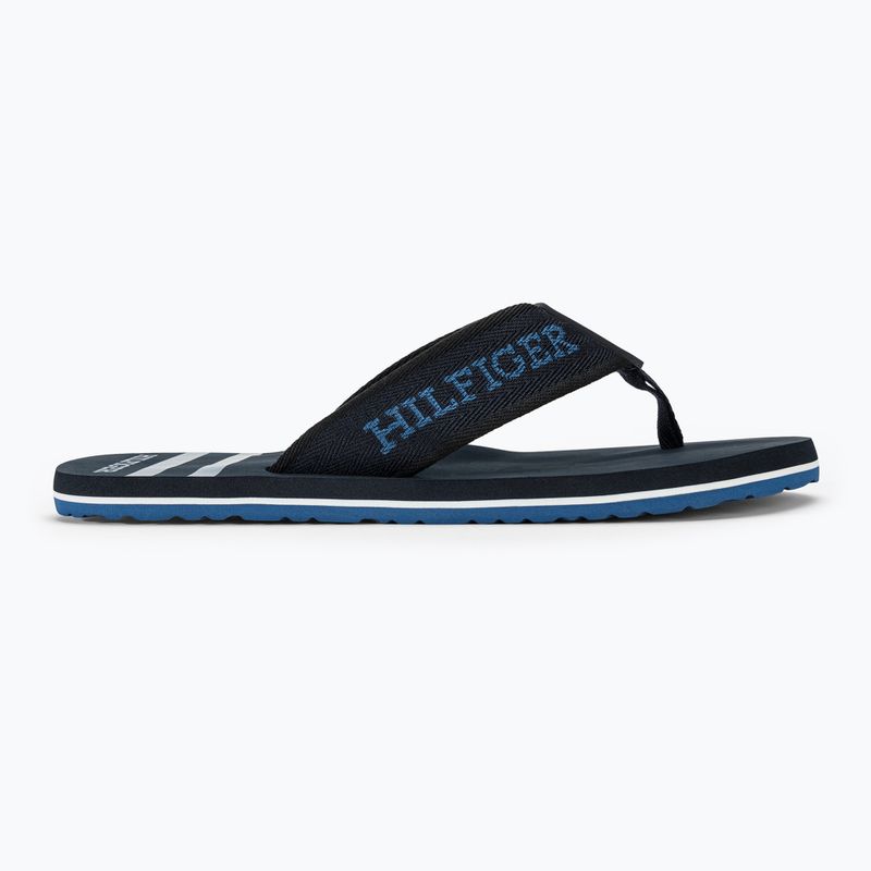 Vyriškos šlepetės per pirštą Tommy Hilfiger Sporty Beach Sandal deser sky 2