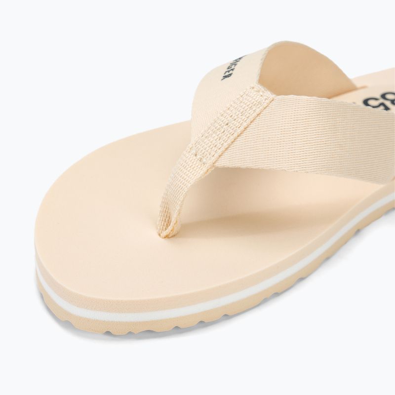 Moteriškos šlepetės per pirštą Tommy Hilfiger Global Stripes Flat Beach Sandal calico 7