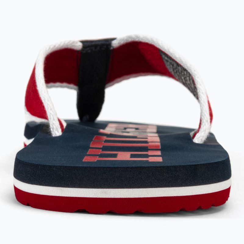 Vyriškos šlepetės per pirštą Tommy Hilfiger Patch Beach Sandal primary red 6