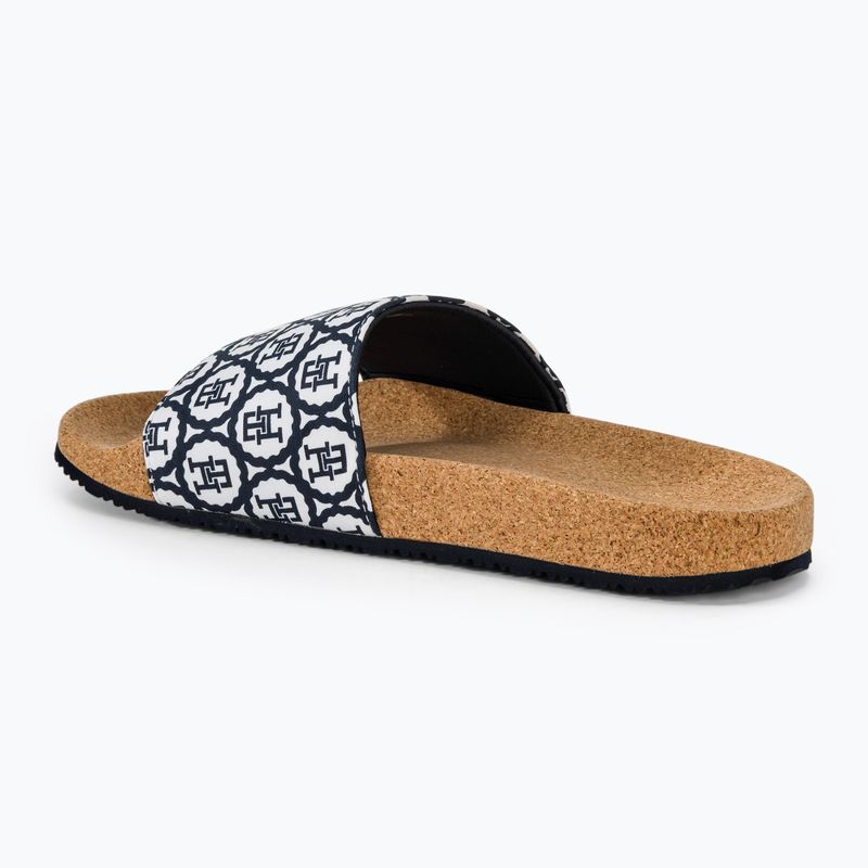 Moteriškos šlepetės Tommy Hilfiger Emblem Cork Slide space blue 3