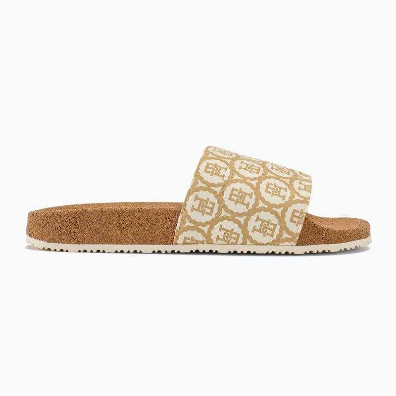 Moteriškos šlepetės Tommy Hilfiger Emblem Cork Slide calico 2