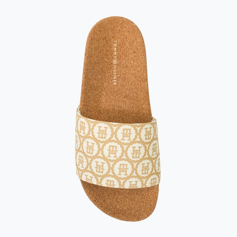 Moteriškos šlepetės Tommy Hilfiger Emblem Cork Slide calico 5