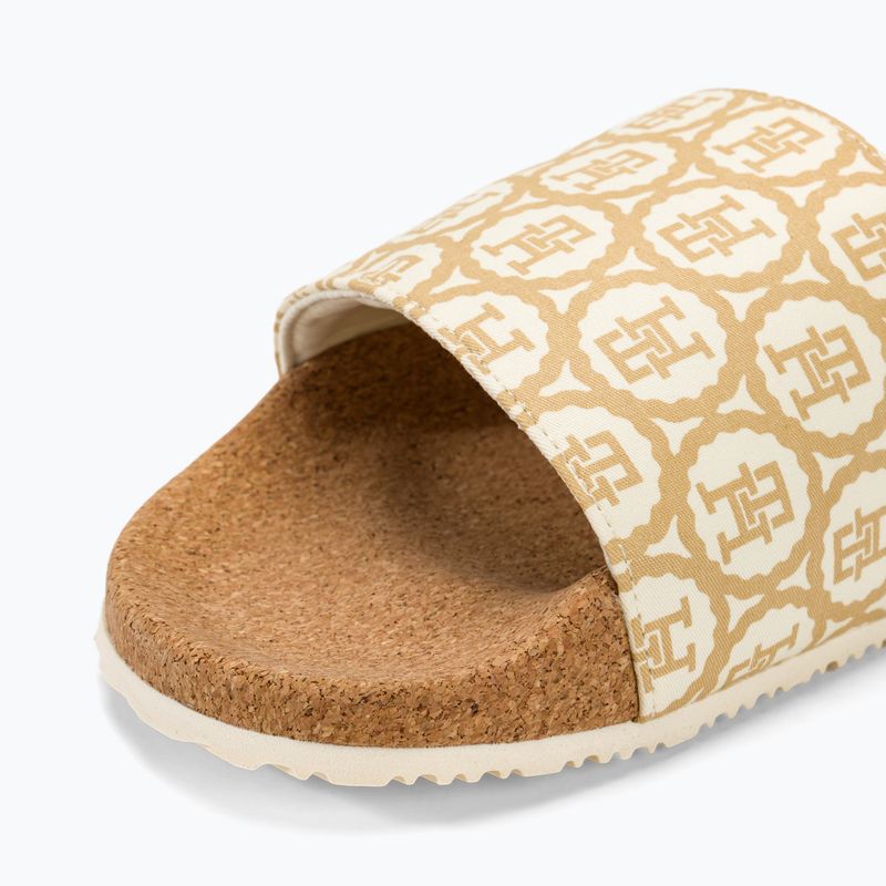 Moteriškos šlepetės Tommy Hilfiger Emblem Cork Slide calico 7