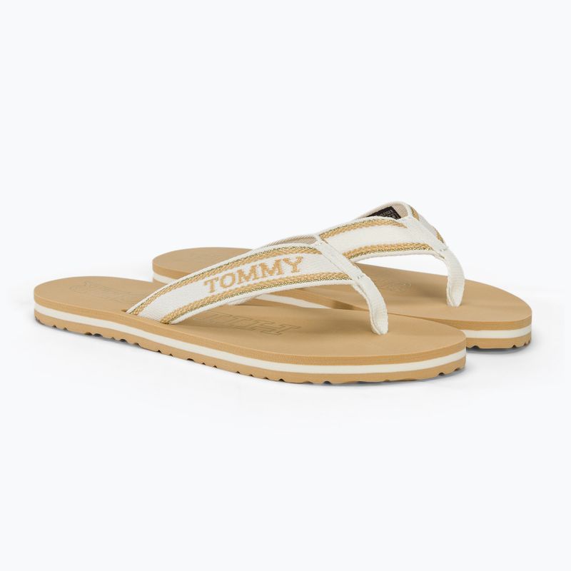 Moteriškos šlepetės per pirštą Tommy Hilfiger Beach Sandal harvest wheat 4