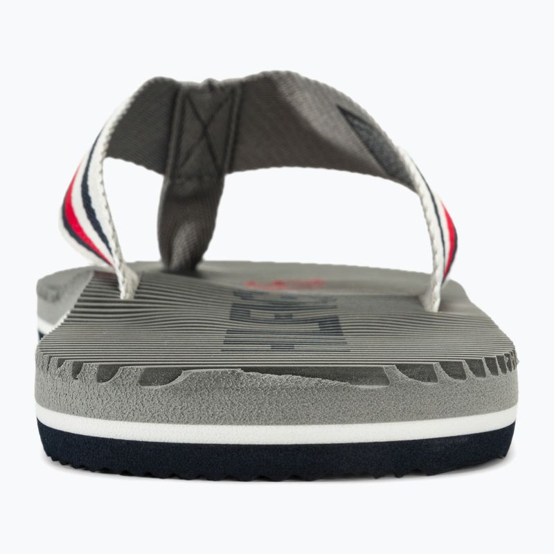 Vyriškos šlepetės per pirštą Tommy Hilfiger Massage Footbed Oly Beach Sandal antique silver 6