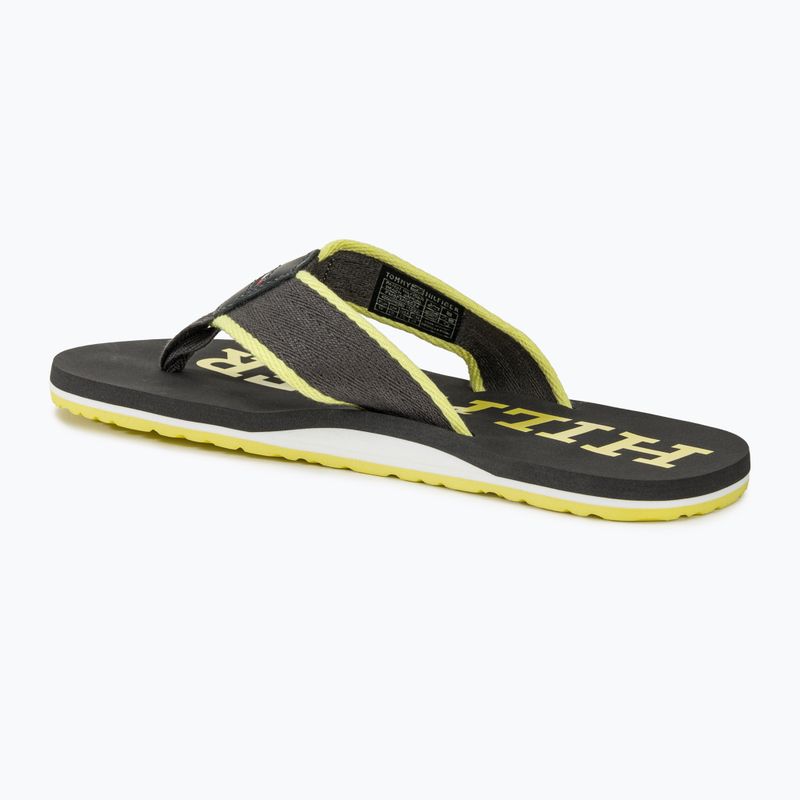 Vyriškos šlepetės per pirštą Tommy Hilfiger Patch Beach Sandal dark ash 3