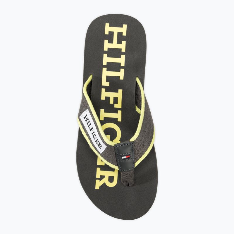 Vyriškos šlepetės per pirštą Tommy Hilfiger Patch Beach Sandal dark ash 5