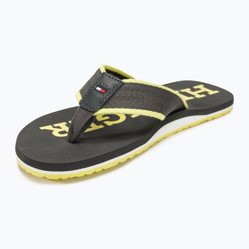 Vyriškos šlepetės per pirštą Tommy Hilfiger Patch Beach Sandal dark ash 7