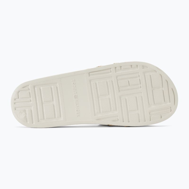 Moteriškos šlepetės Tommy Hilfiger Poolslide With Webbing ecru 5