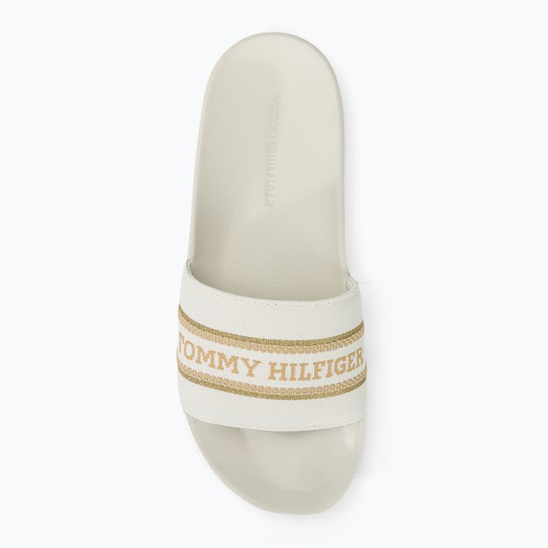 Moteriškos šlepetės Tommy Hilfiger Poolslide With Webbing ecru 6