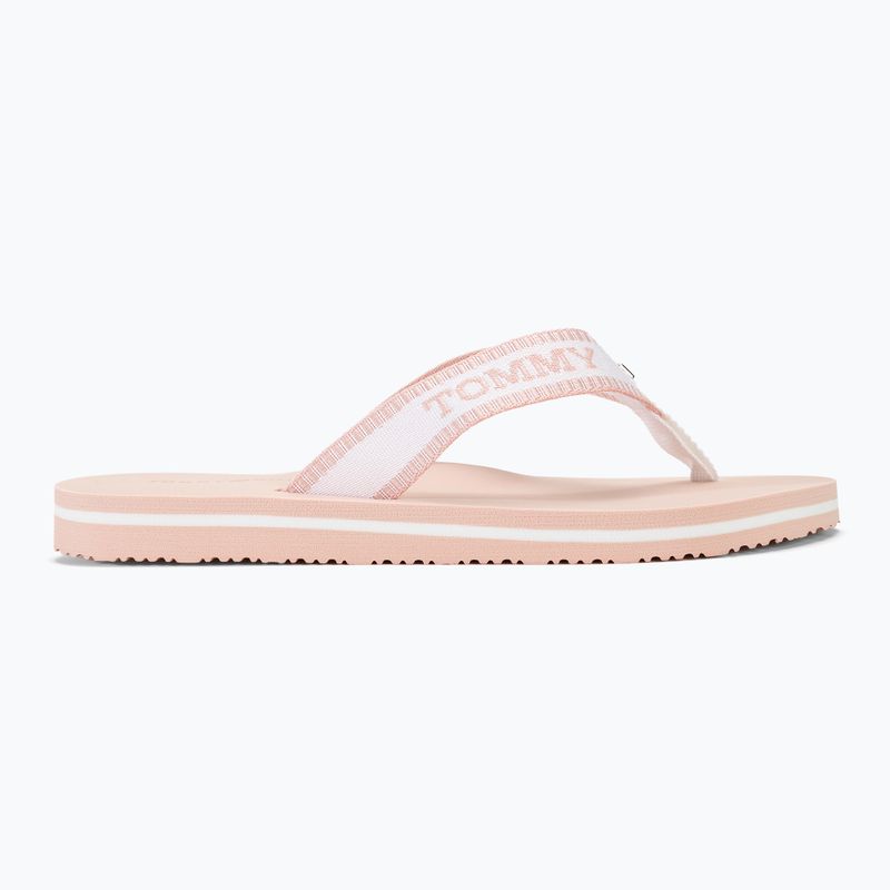 Moteriškos šlepetės Tommy Hilfiger Webbing Pool Slide 0LA ecru/whimsy pink 2