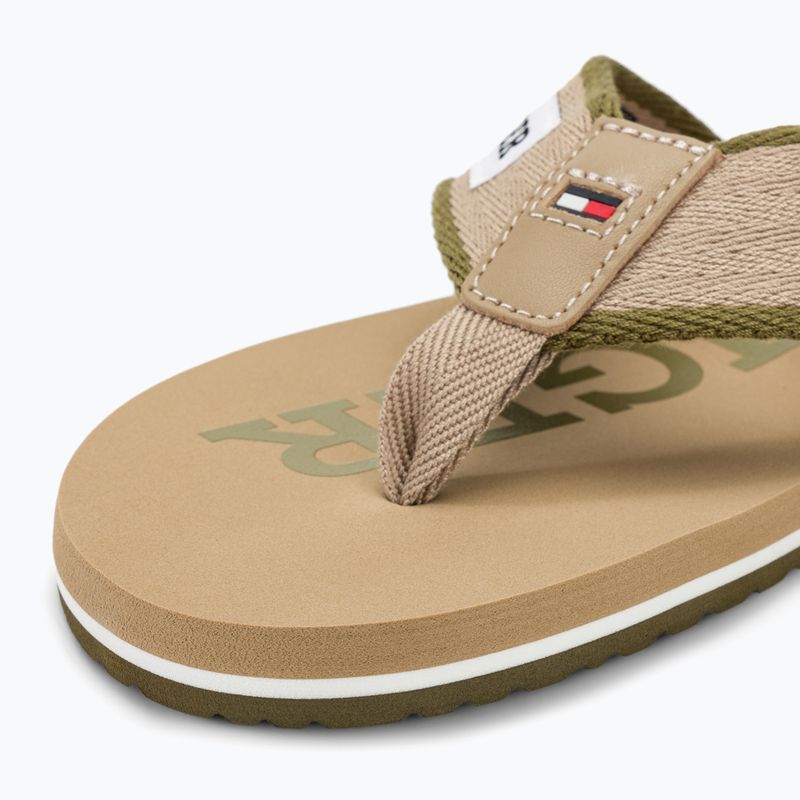 Vyriškos šlepetės per pirštą Tommy Hilfiger Patch Beach Sandal beige 7