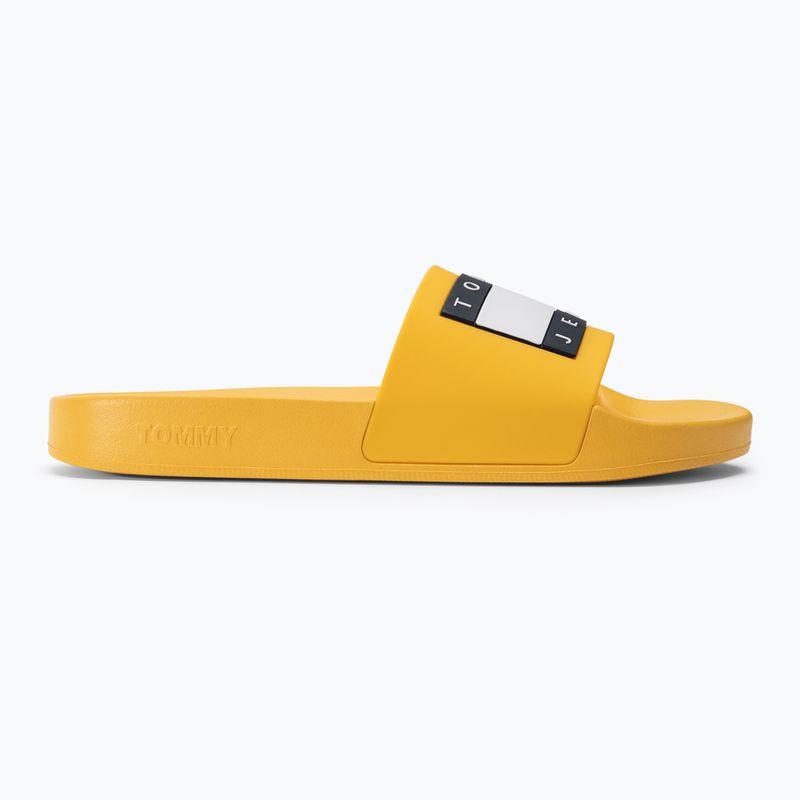 Vyriškos Tommy Jeans Pool Slide Ess warm yellow šlepetės 2