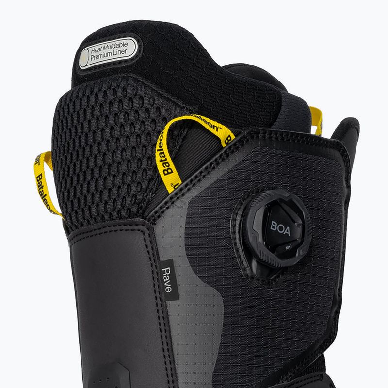 Vyriški snieglenčių batai Bataleon Rave Double BOA black 10