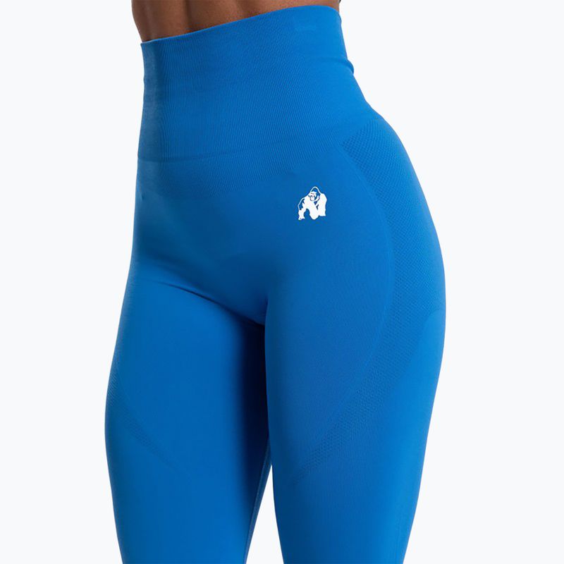 Moteriškos treniruočių tamprės Gorilla Wear Olivia blue 4