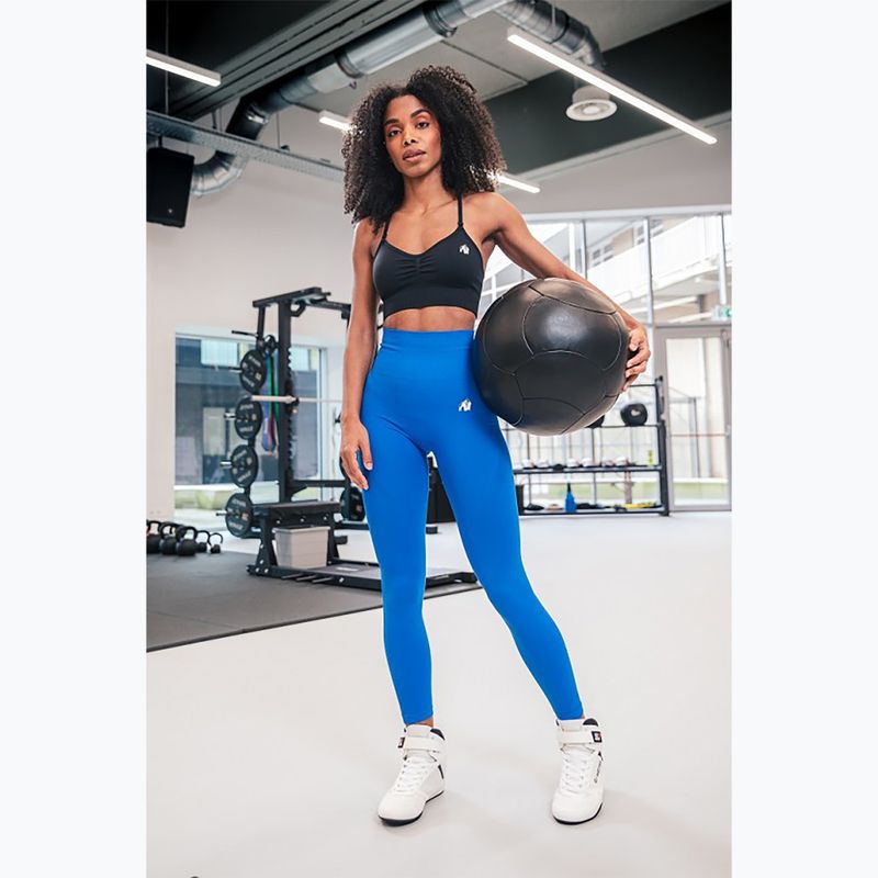 Moteriškos treniruočių tamprės Gorilla Wear Olivia blue 7