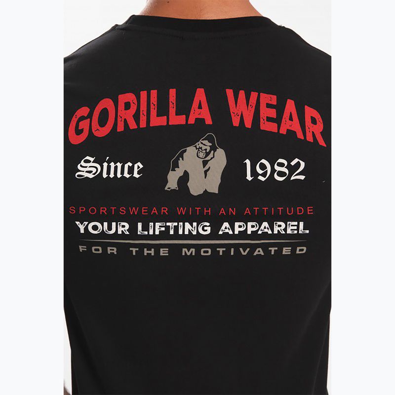 Vyriški treniruočių marškinėliai Gorilla Wear Warren black 5