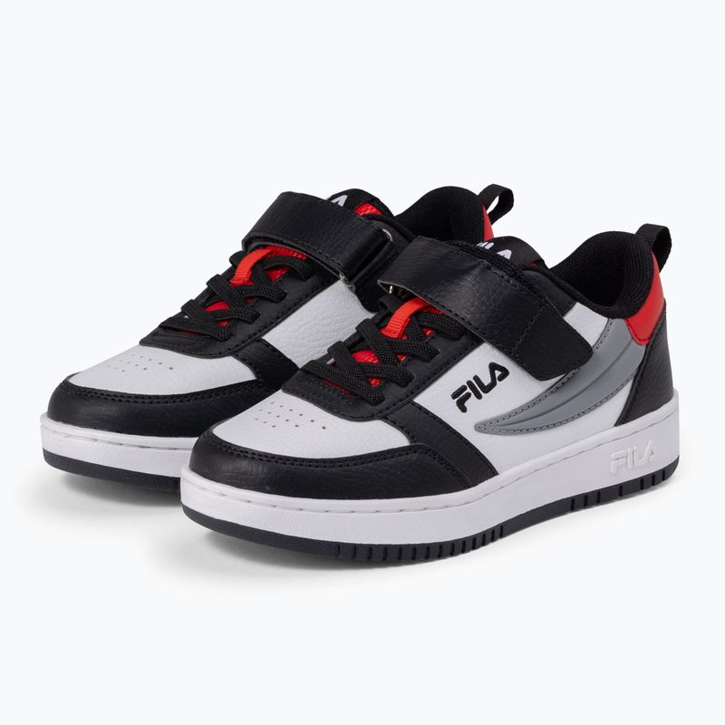 Vaikiški batai FILA Rega Nf Velcro white/black/fila red 2