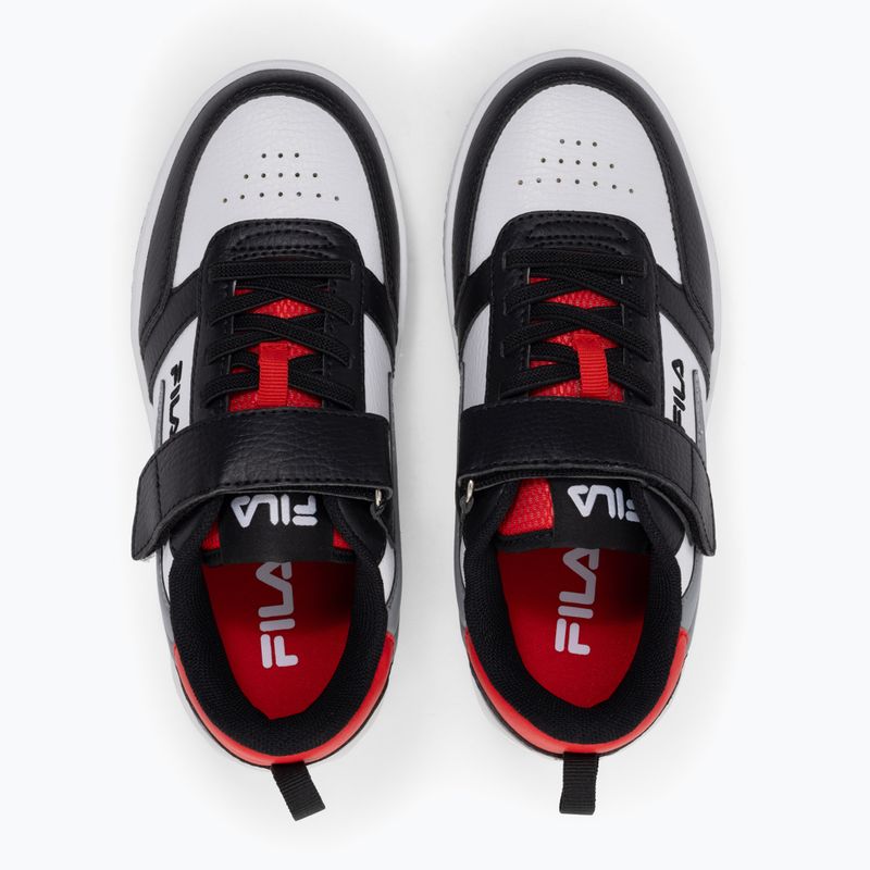 Vaikiški batai FILA Rega Nf Velcro white/black/fila red 3