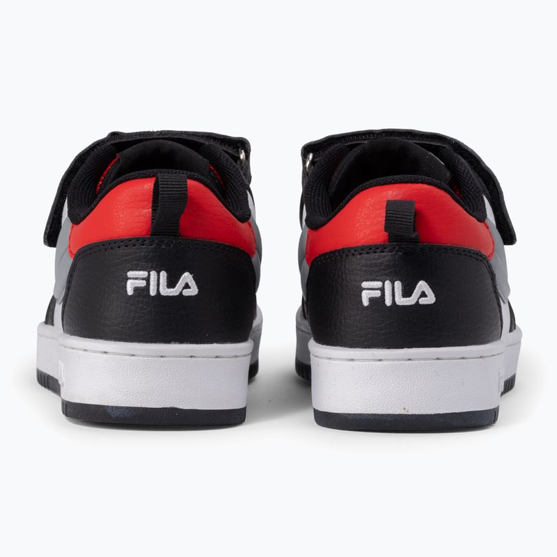 Vaikiški batai FILA Rega Nf Velcro white/black/fila red 4