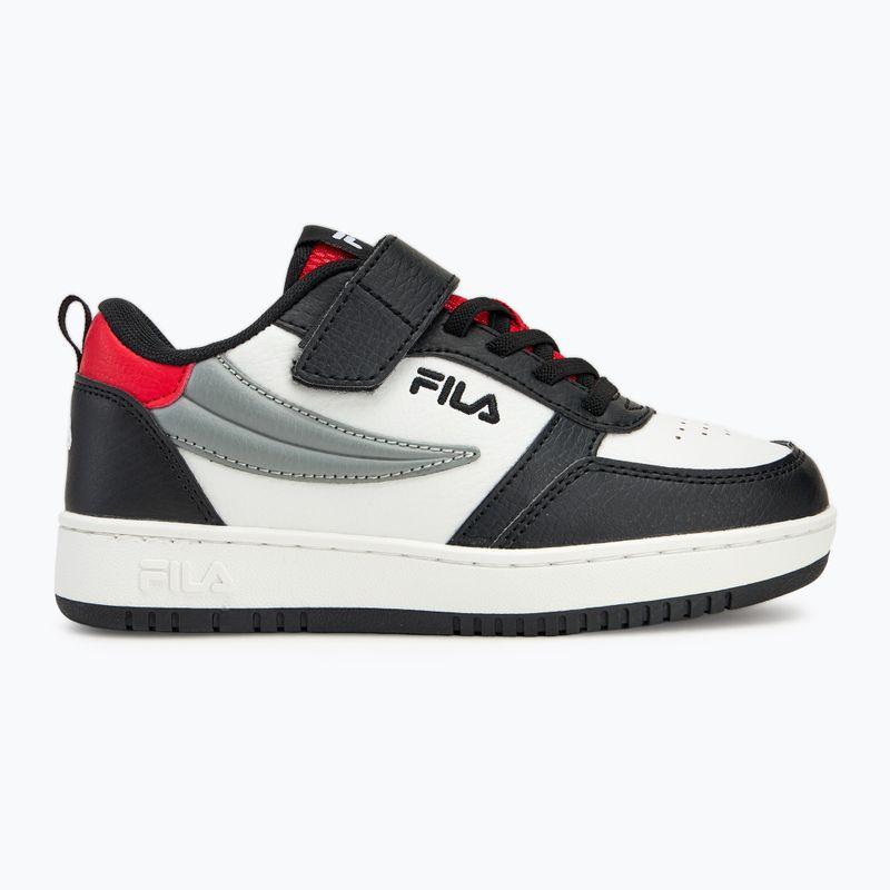 Vaikiški batai FILA Rega Nf Velcro white/black/fila red 2