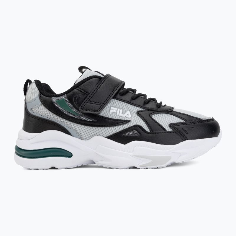 Vaikiški batai FILA Madrun Velcro black/posy green 2