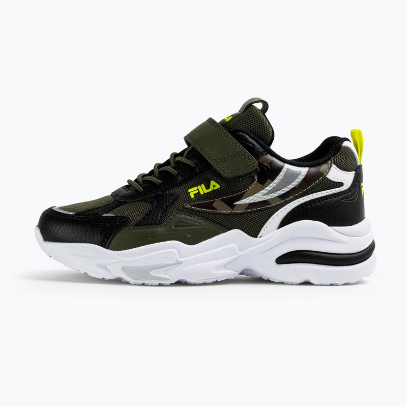 Vaikiški batai FILA Madrun Velcro olive night
