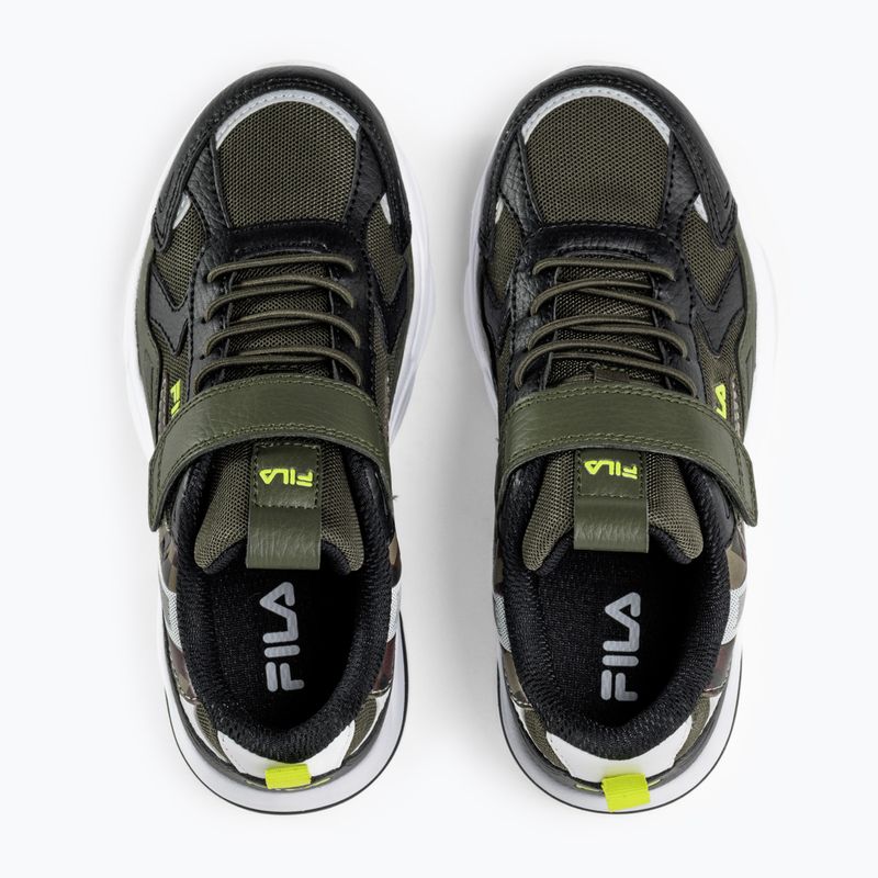 Vaikiški batai FILA Madrun Velcro olive night 5