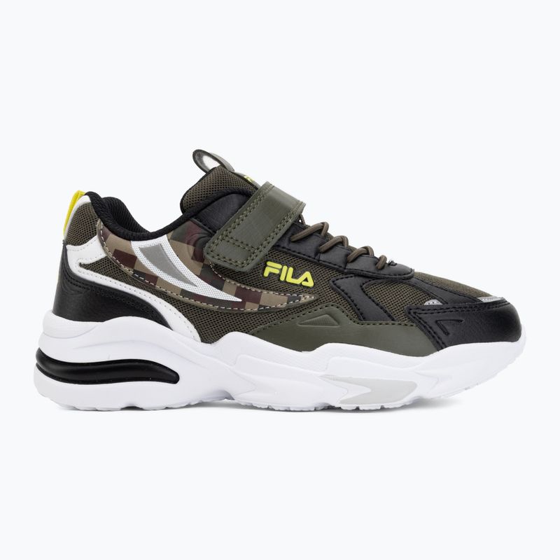Vaikiški batai FILA Madrun Velcro olive night 2