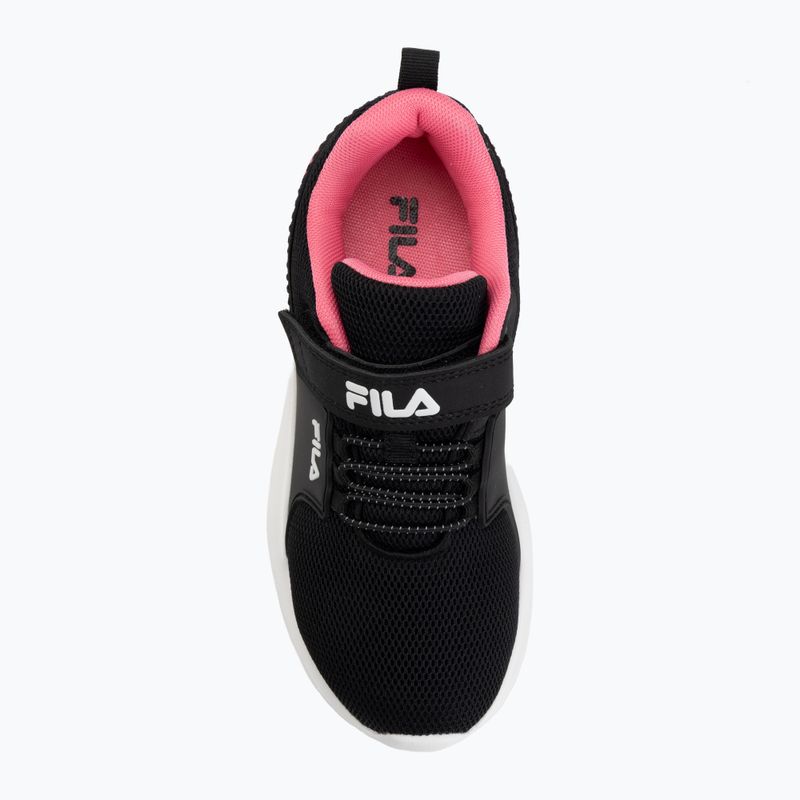 Vaikiški batai FILA Madrun Velcro black/sangria sunset 5