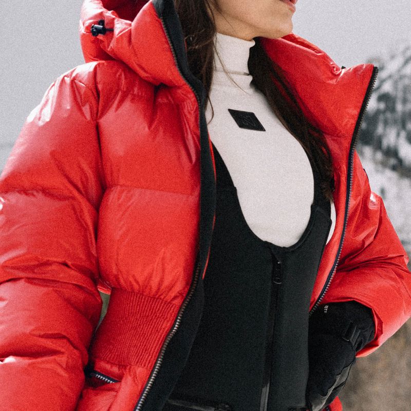 Moteriška slidinėjimo striukė Nikkie Nafferton racing red 12