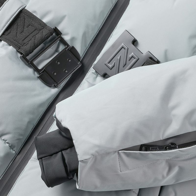 Moteriška slidinėjimo striukė Nikkie Nateland metallic silver 7