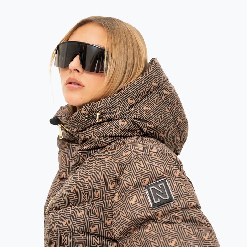 Moteriška slidinėjimo striukė Nikkie Newport Logo camel 2