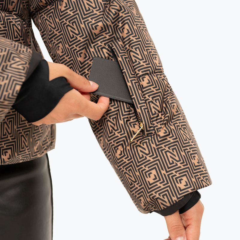 Moteriška slidinėjimo striukė Nikkie Newport Logo camel 4