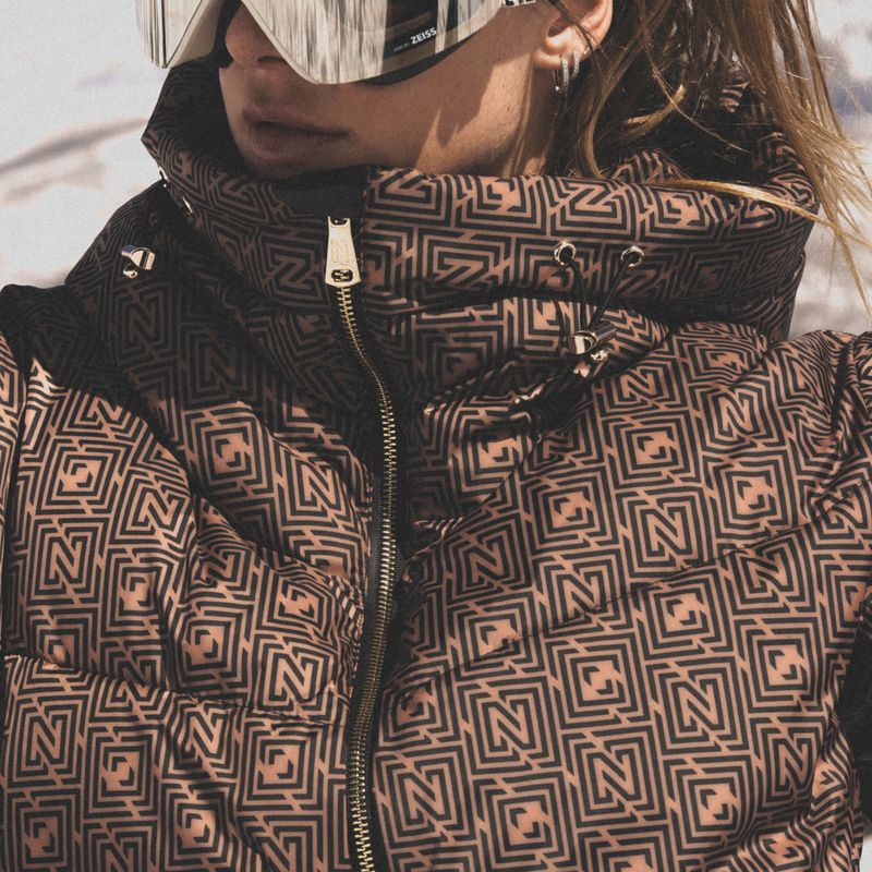 Moteriška slidinėjimo striukė Nikkie Newport Logo camel 8