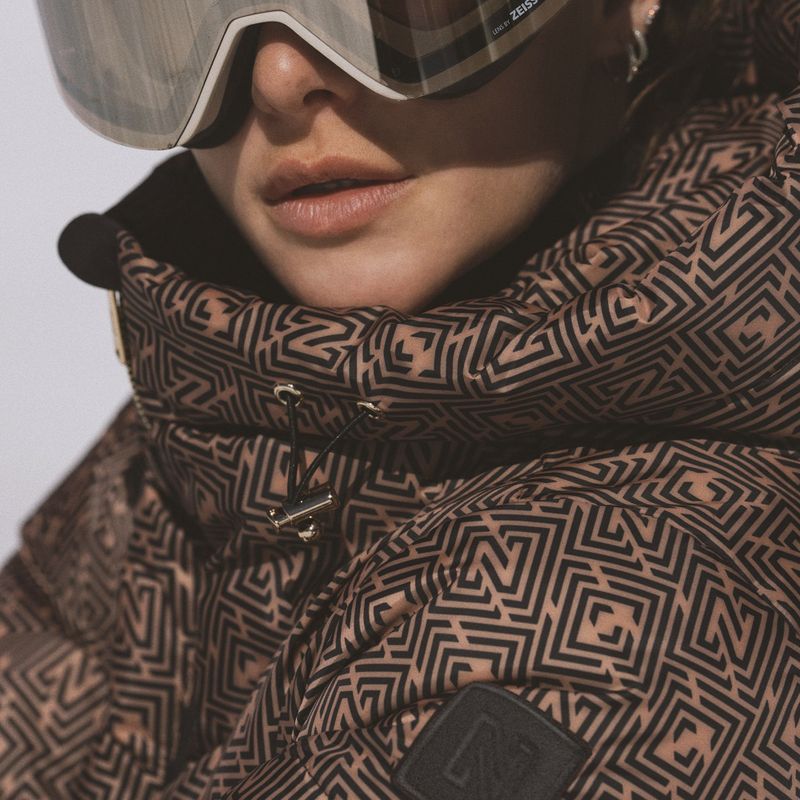 Moteriška slidinėjimo striukė Nikkie Newport Logo camel 9