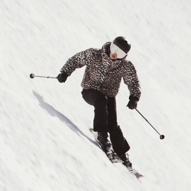 Moteriška slidinėjimo striukė Nikkie Newport Leopard beige 8