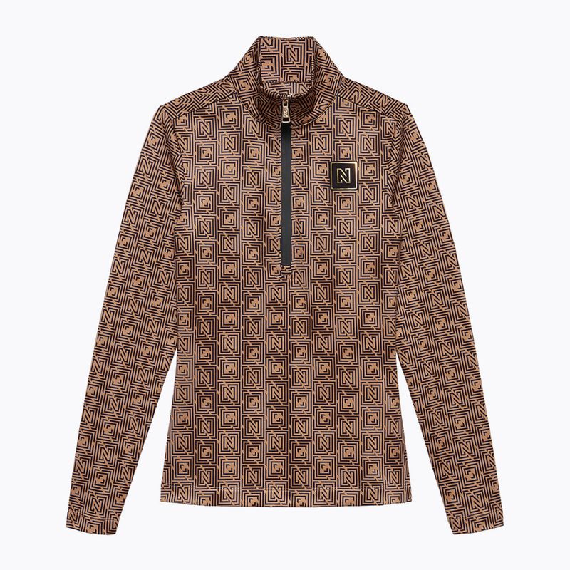 Moteriškas slidinėjimo džemperis Nikkie Nantes Logo Ski Pully camel 3