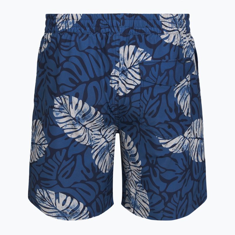 Vyriški maudymosi šortai Hurley Dypsis Leaves Volley Swim Short Navy 2