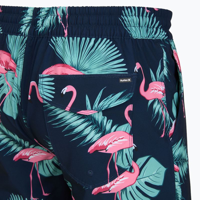 Vyriški maudymosi šortai Hurley Flamingo Volley Swim Hort Navy 4