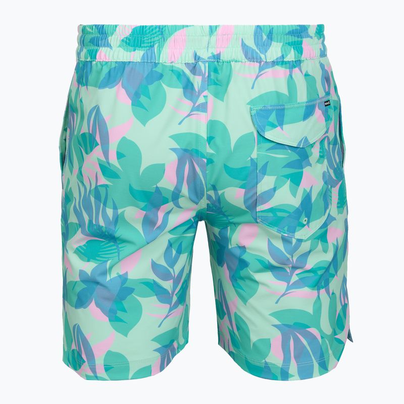 Vyriški maudymosi šortai Hurley Aticama Volley Swim Short Blue/Aqua 2
