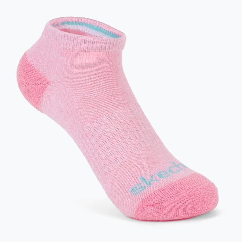 Vaikiškos kojinės SKECHERS Heel/Toe Terry Low Cut 6 poros white/light pink 6