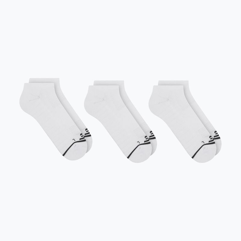 Vyriškos kojinės SKECHERS 1/2 Terry No Show 3 poros white tradicinės 4