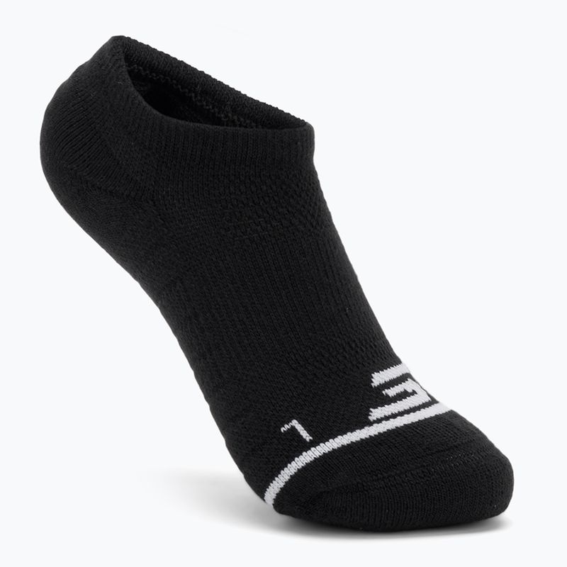 Moteriškos kojinės SKECHERS 1/2 Terry No Show 3 poros black 2
