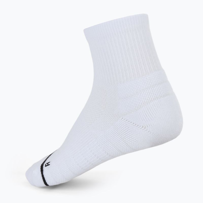 Vyriškos kojinės SKECHERS 1/2 Terry Qtr Crew 3 poros white traditional 3