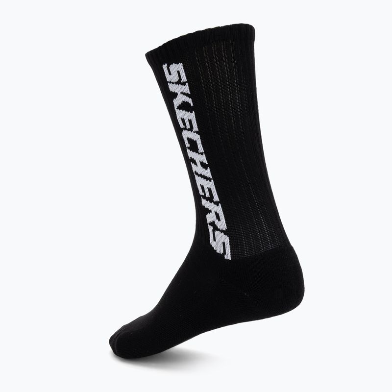 Kojinės SKECHERS Terry Crew 1/2 3 pack black 2