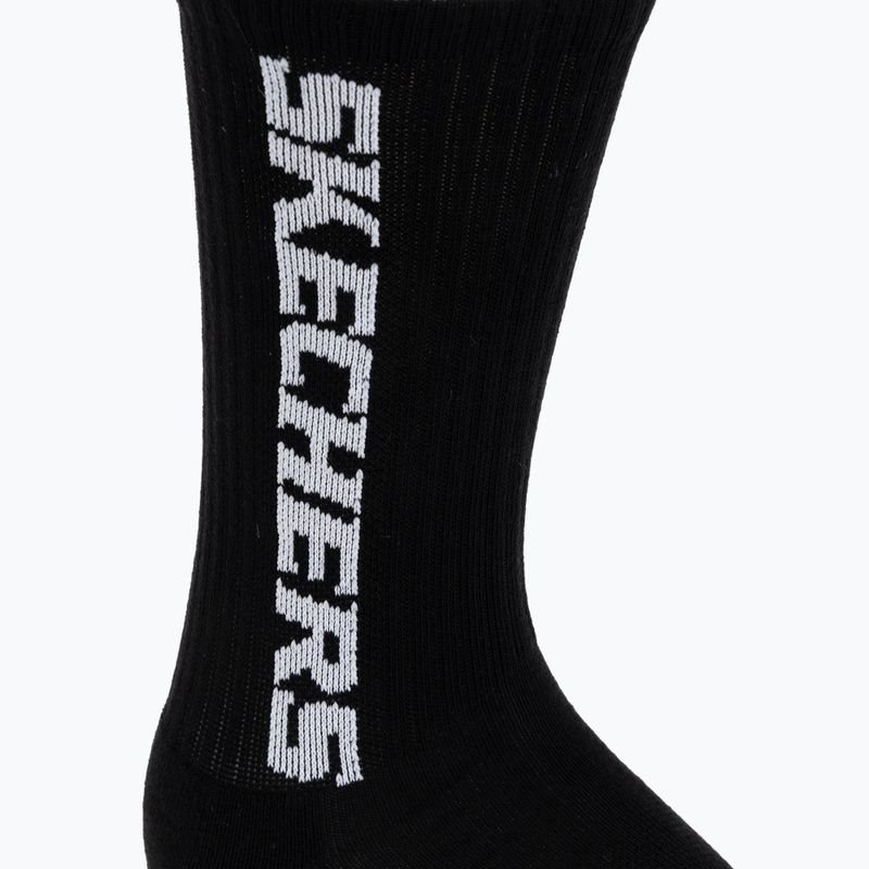 Kojinės SKECHERS Terry Crew 1/2 3 pack black 3