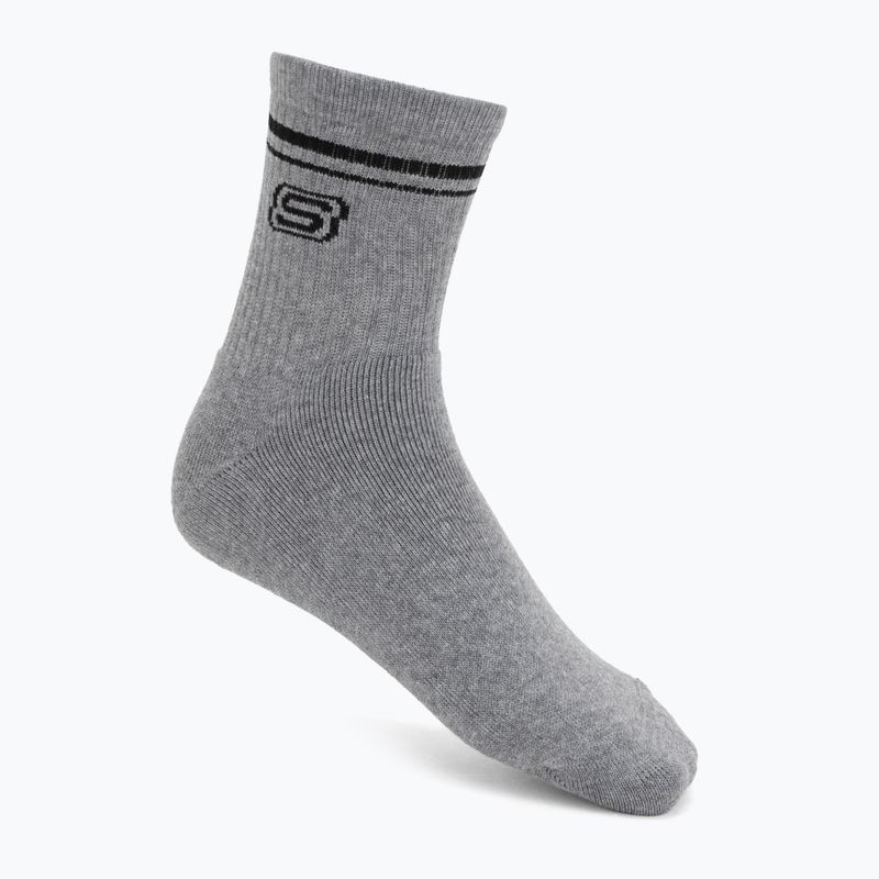 Kojinės SKECHERS Full Terry Low Crew grey/green 3