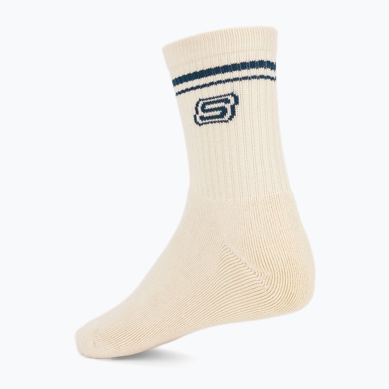 Kojinės SKECHERS Full Terry Low Crew white/blue 5